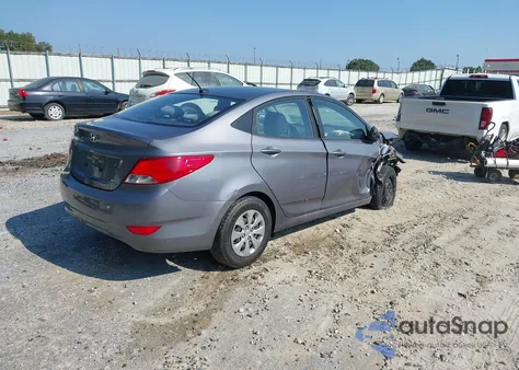 2015 Hyundai Accent Gls из США, поврежденный, VIN KMHCT4AE0FU819500